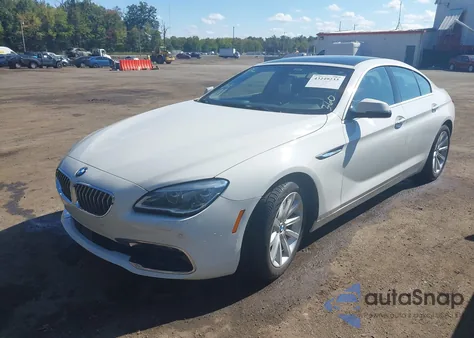 2016 BMW 640I Gran Coupe xDrive z USA, uszkodzony, nr VIN WBA6D2C52GGT66137